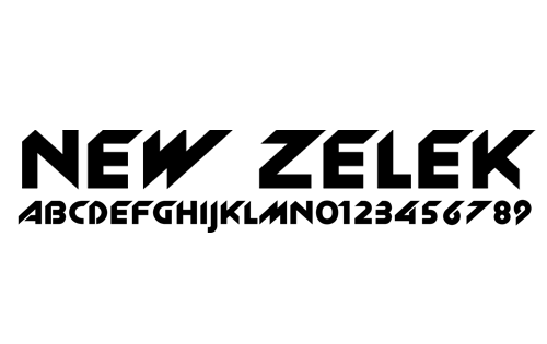 New Zelek Basement Jaxx のロゴに使われているフォント フォント